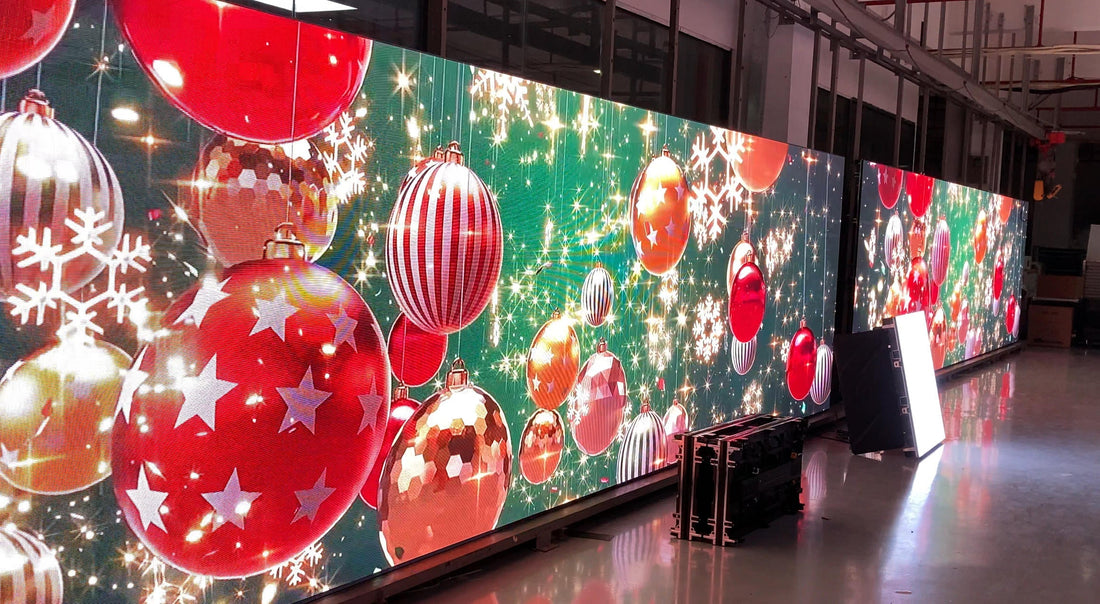 Christmas Celebration with P3.91 Outdoor LED Screen - Festive Display Solutions