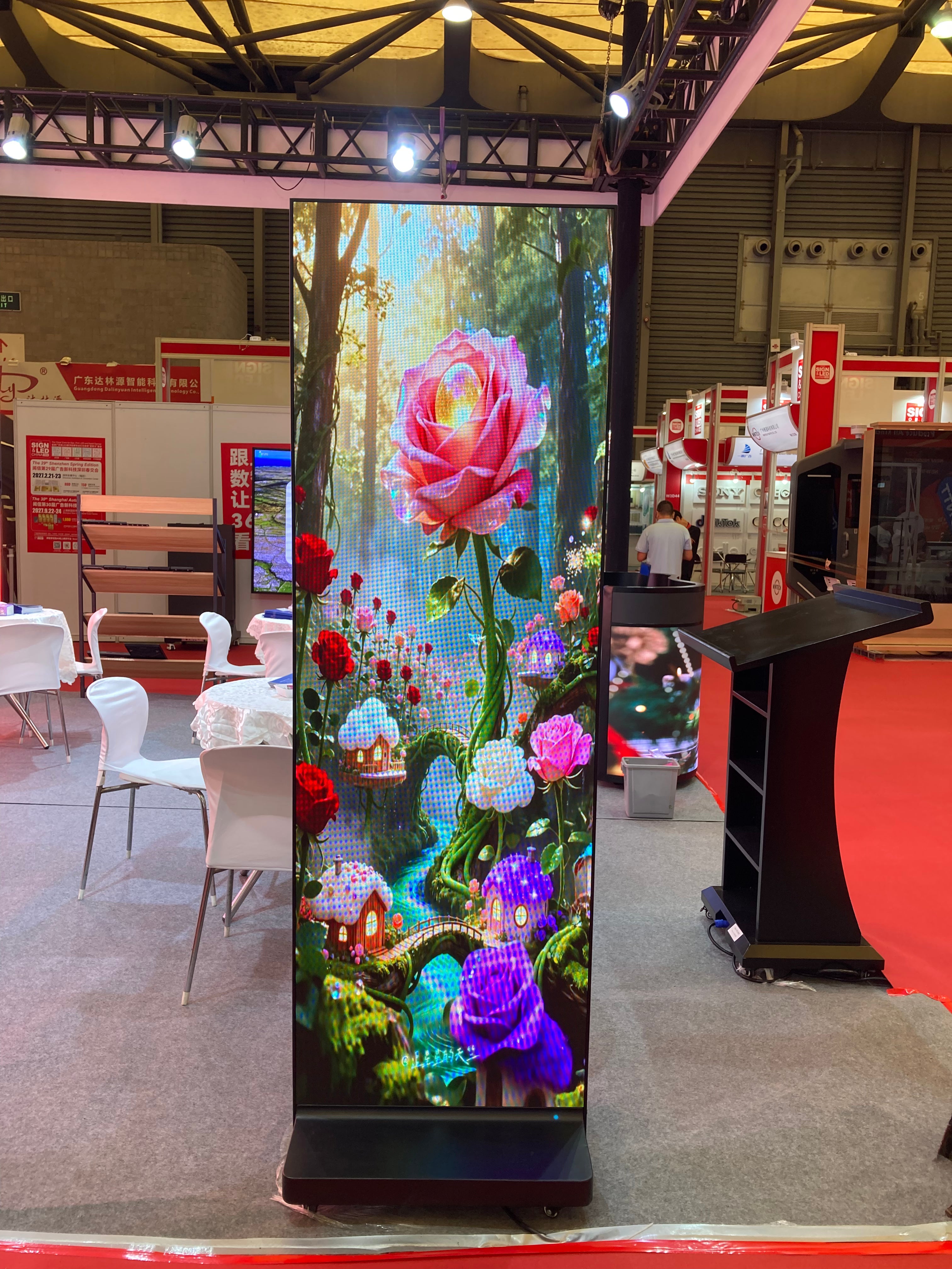 Dotcom Ultra-Thin Double-Sided LED Poster Display | Dual-Sided Digital Signage