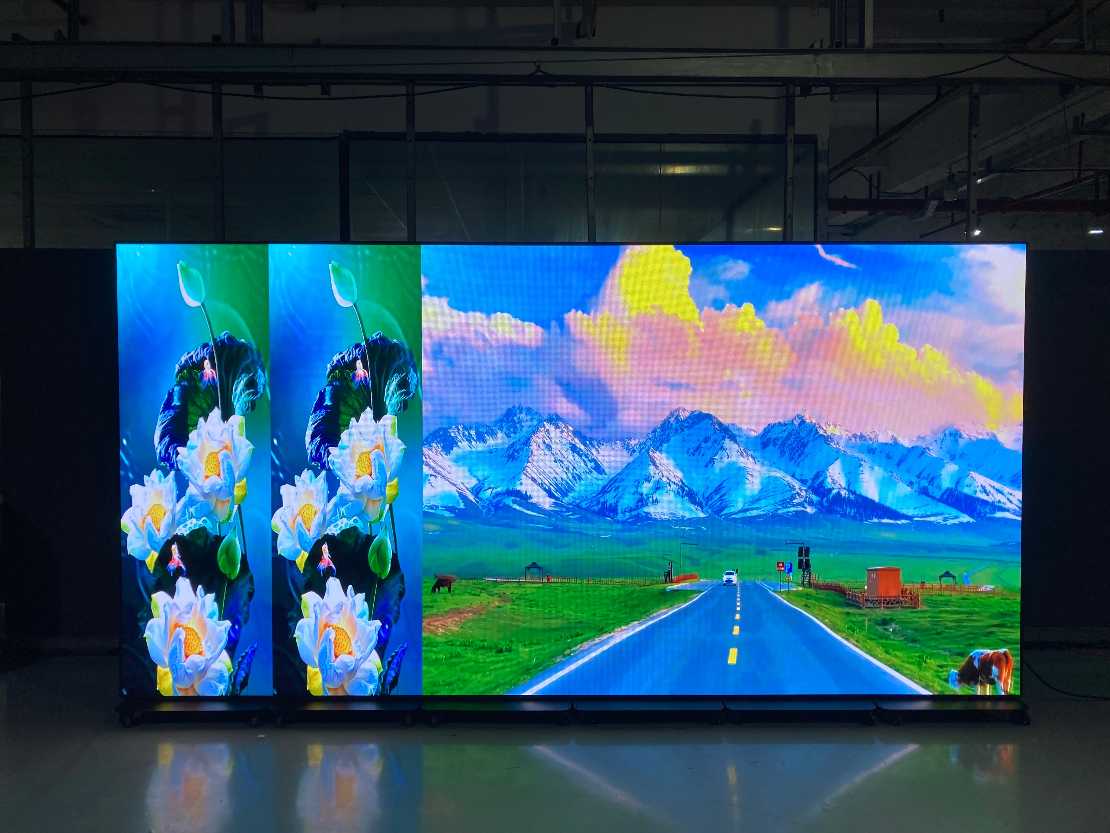 P1.53 Mobile LED Poster Display | Portable Retail Digital Signage - Ultra HD