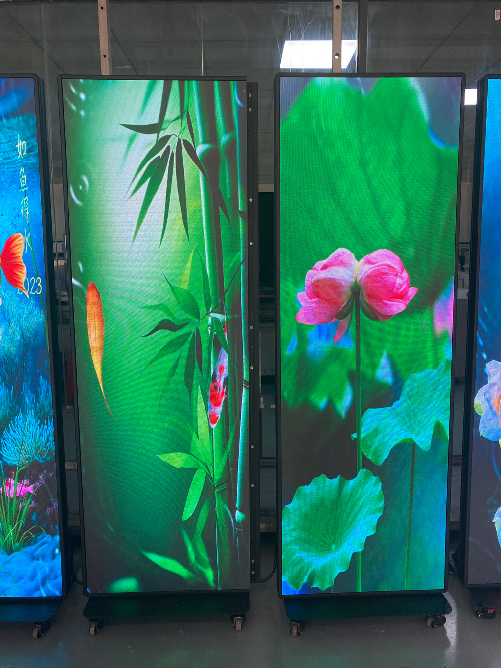 P1.53 Mobile LED Poster Display | Portable Retail Digital Signage - Ultra HD