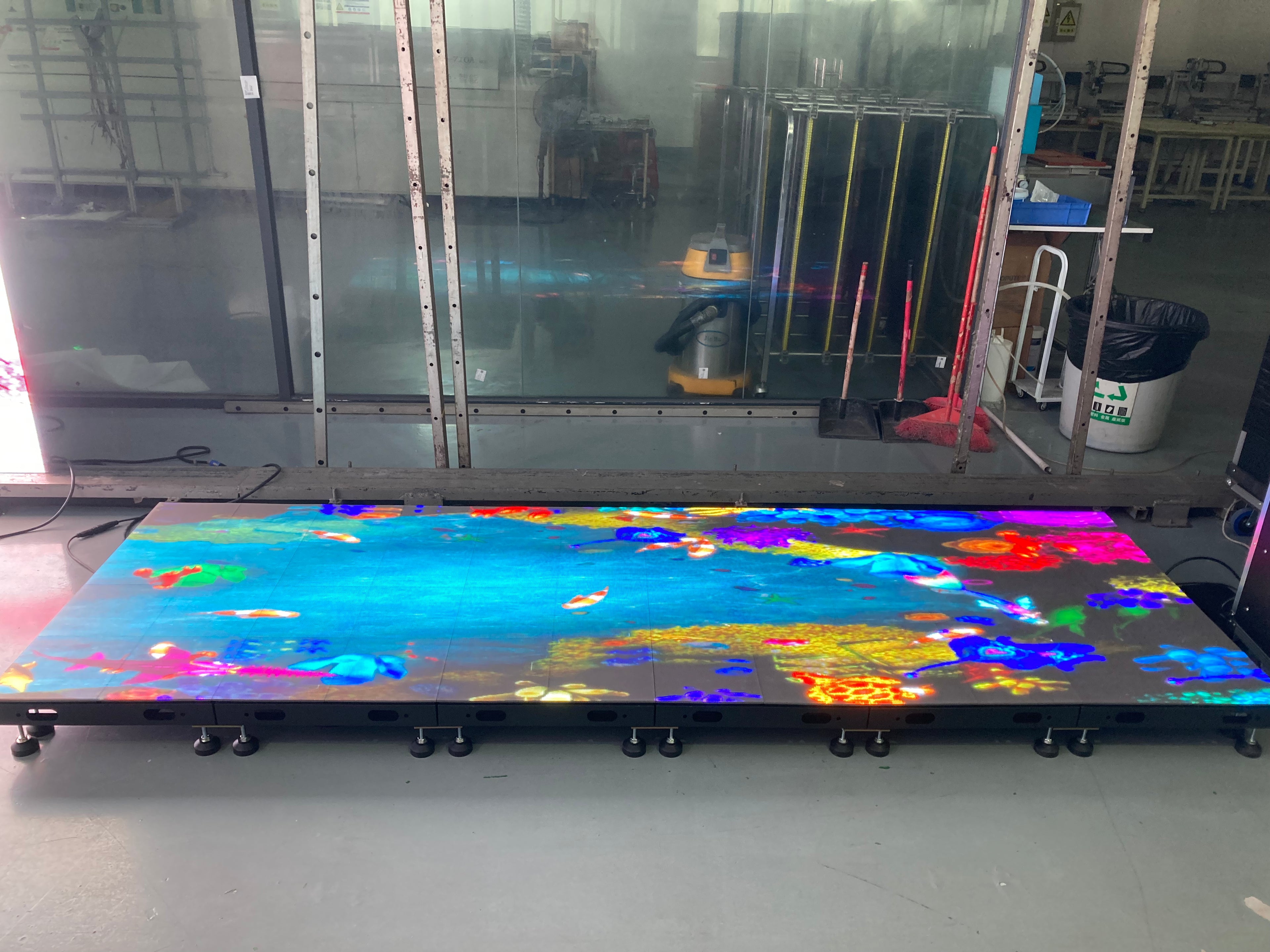 Interactive & Non-Interactive LED Floor Tile Display | P2.5 / P2.976 / P3.91 | 300–2000 nits | 3840Hz