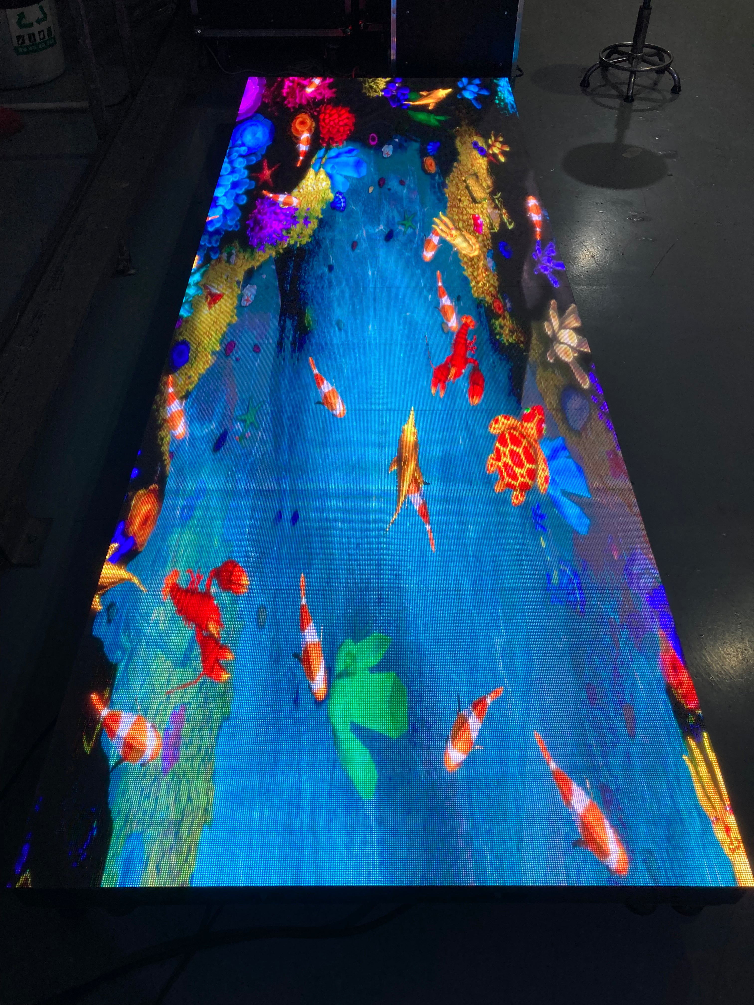 Interactive & Non-Interactive LED Floor Tile Display | P2.5 / P2.976 / P3.91 | 300–2000 nits | 3840Hz