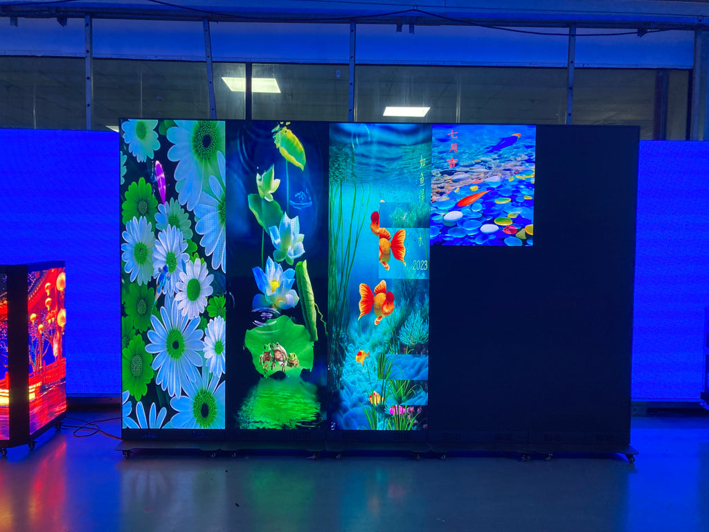Foldable LED Poster Screen | P1.53 P1.86 P2.0 P2.5 | 640×1920mm
