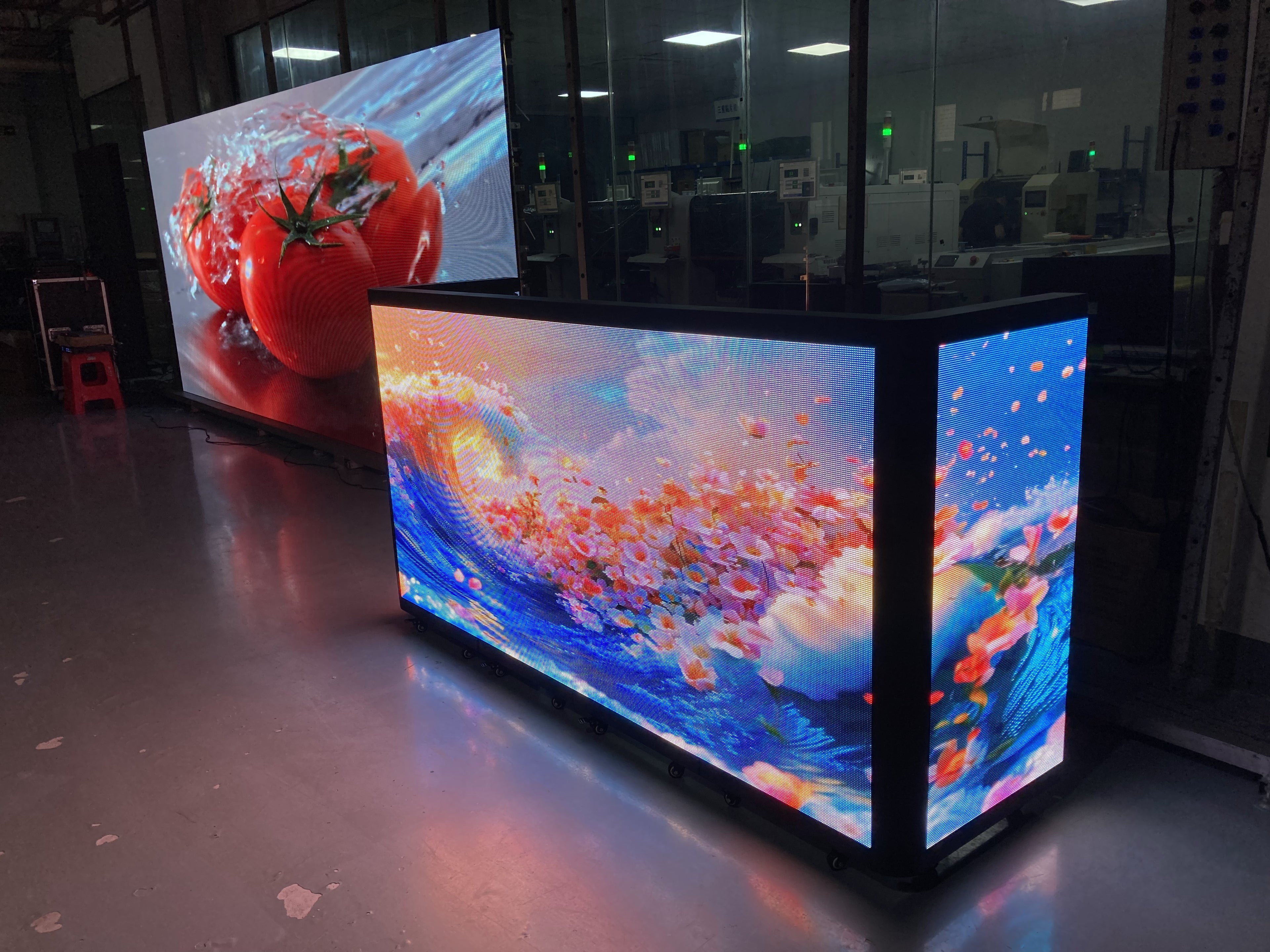 Foldable LED Reception Display | Scalable Front Desk Screen for Events & Rental