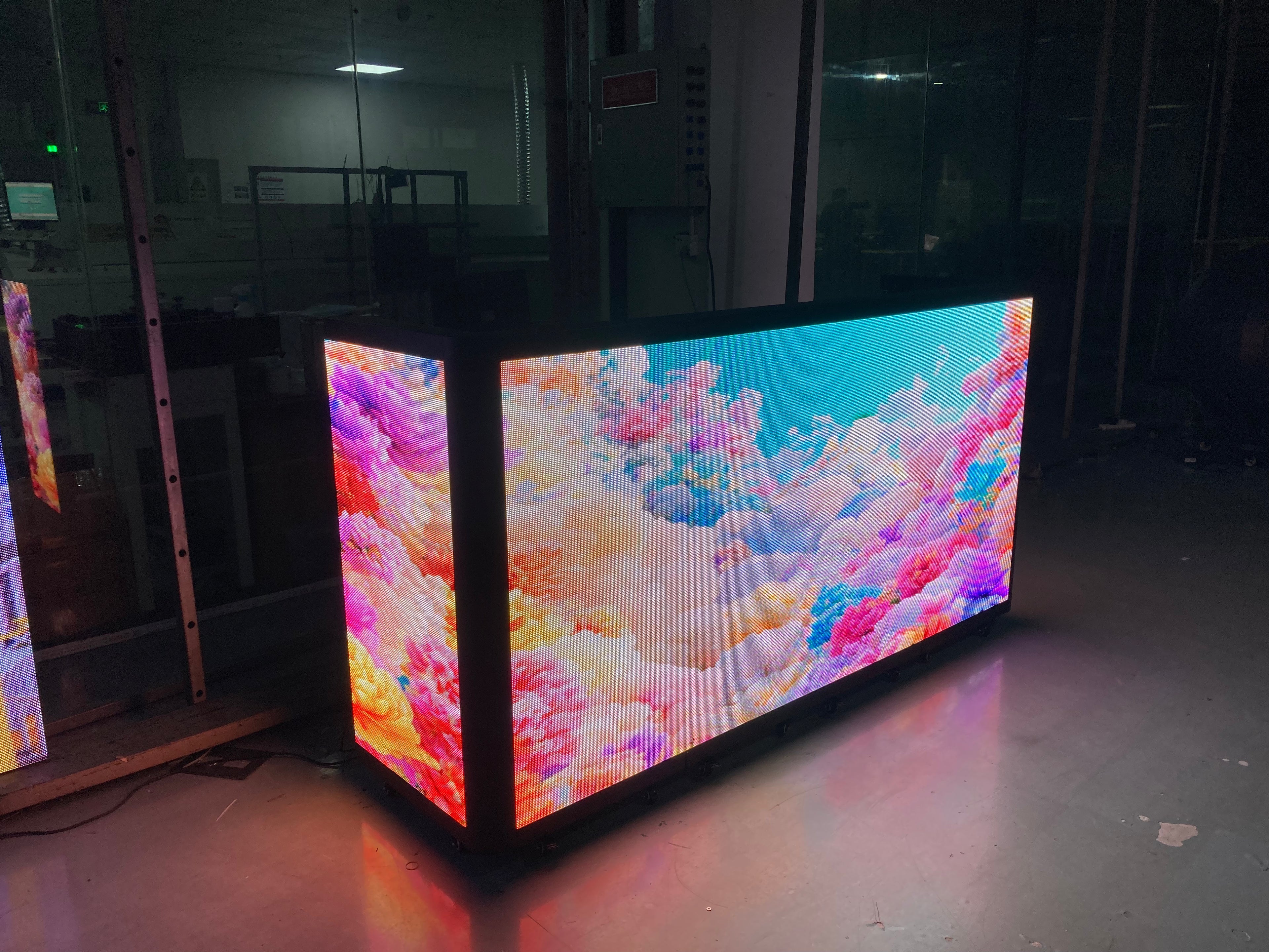 Foldable LED Reception Display | Scalable Front Desk Screen for Events & Rental