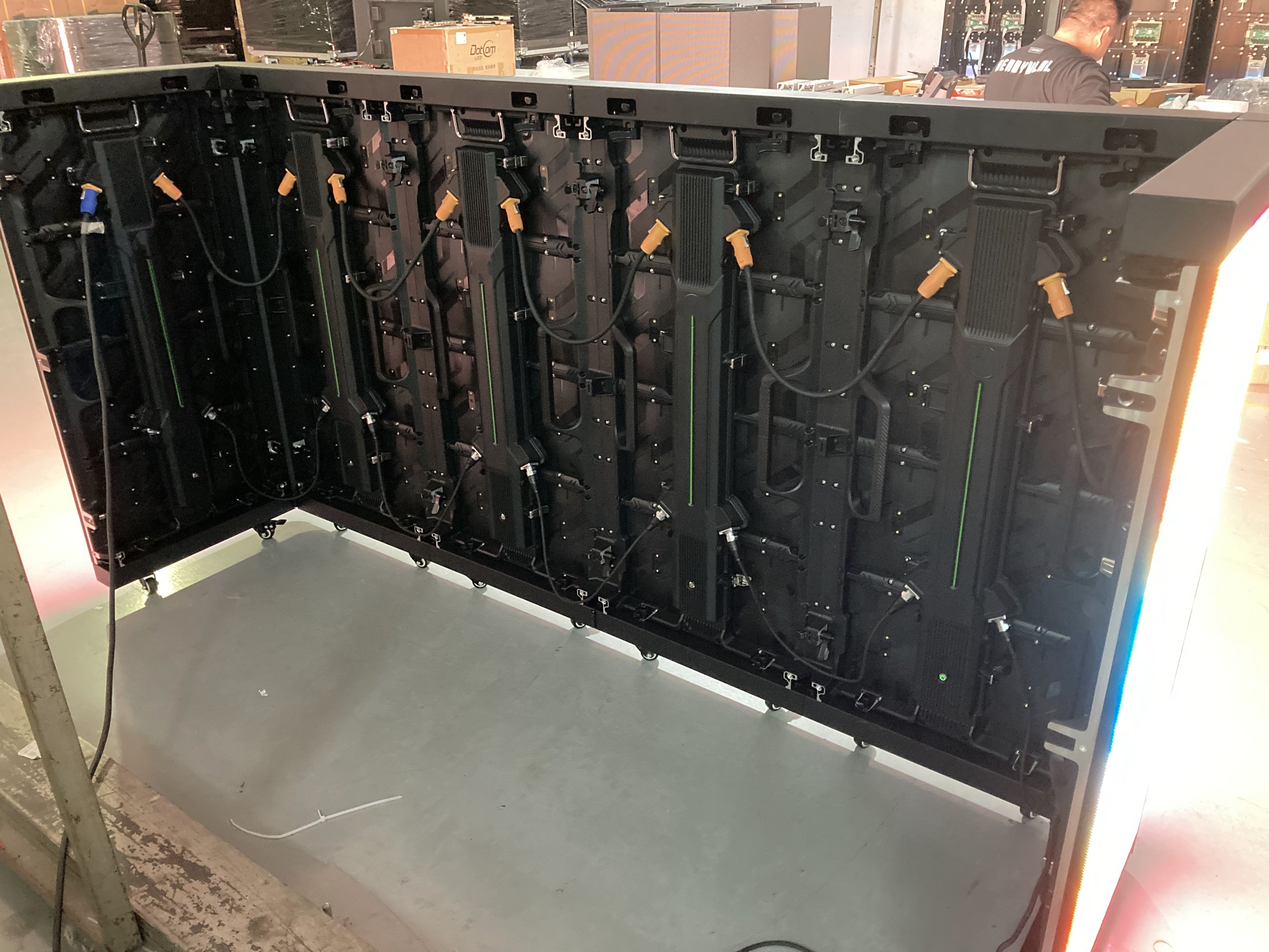 Foldable LED Reception Display | Scalable Front Desk Screen for Events & Rental