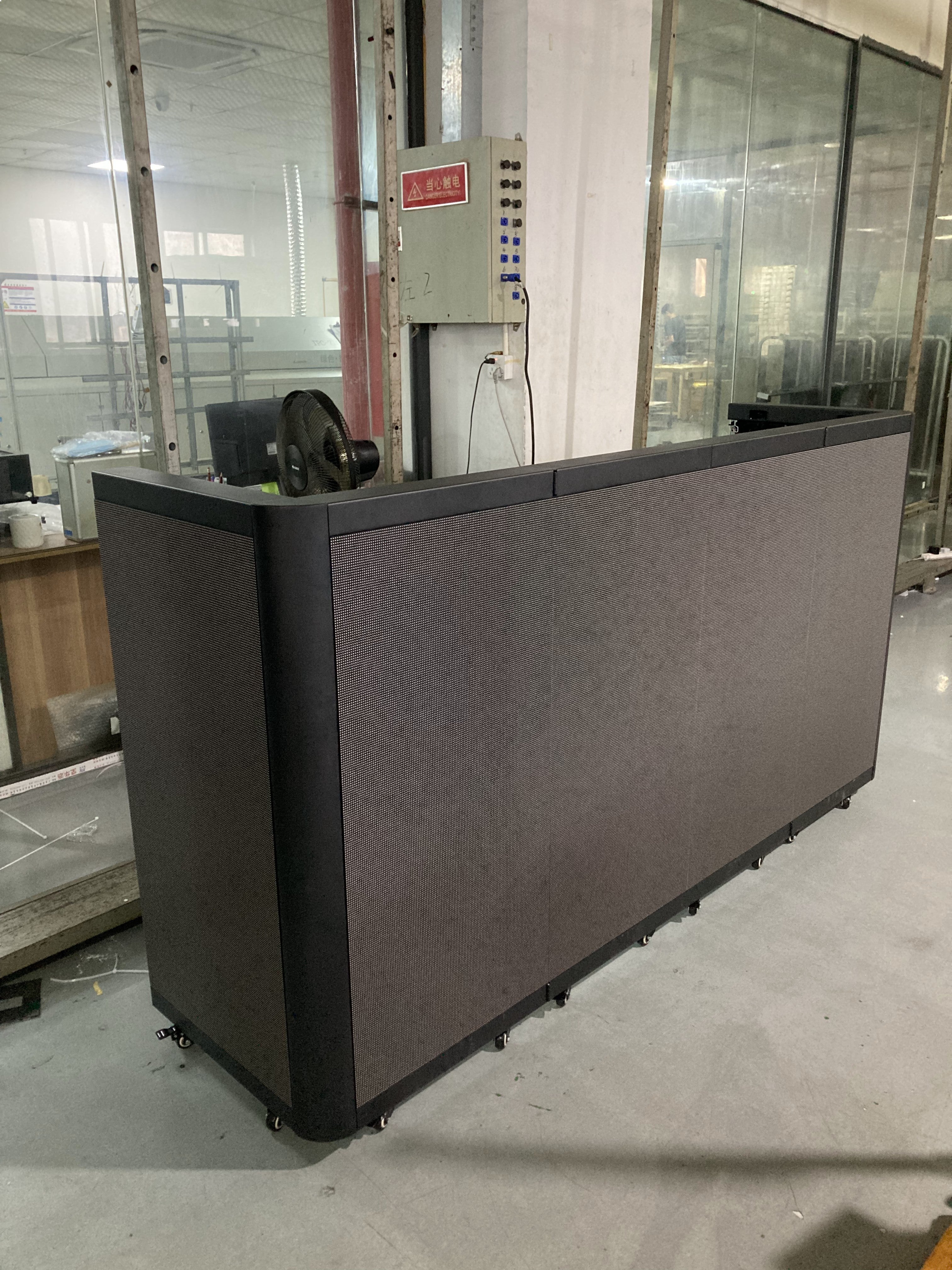 Foldable LED Reception Display | Scalable Front Desk Screen for Events & Rental