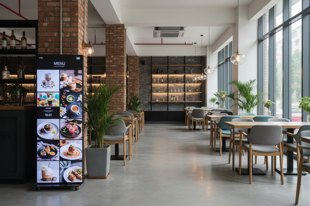 Dotcom LED Poster - Cafe Restaurant